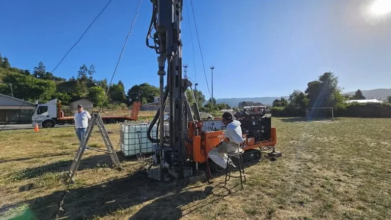 Illustrative image of Exploratory test pit in Brandon Manitoba