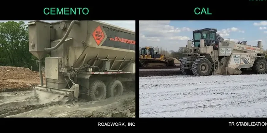 Illustrative image of Lime and cement stabilization in Brandon Manitoba